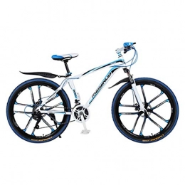 JLFSDB Mountain Bike JLFSDB Mountain Bike, Lightweight Aluminium Alloy Bicycles, Double Disc Brake And Front Suspension, 26 Inch Wheel Unisex's (Size : 21-speed)