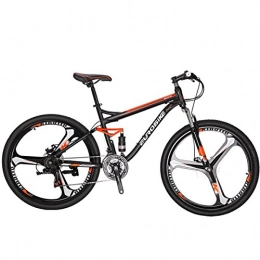 JMC Bike JMC Moutain Bike S7 Bicycle 21 Speed MTB 27.5 Inches Wheels Dual Suspension Bike (3-Spokewheel)