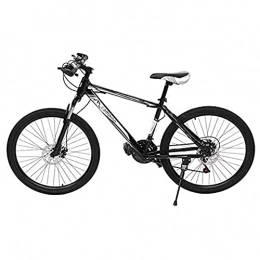 jooe Mountain Bike jooe 26" Mountain Bike Bicycle, 21-Speed Full Suspension Bicycle, Height Adjustable Unisex's Dual Disc Brake MTB