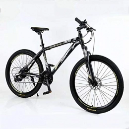 JW Mountain Bike JW Adult Youth Mountain Bike High Carbon Steel Double Disc Brake Bicycle 26 Inches * 19 Inches, Multi-color Optional