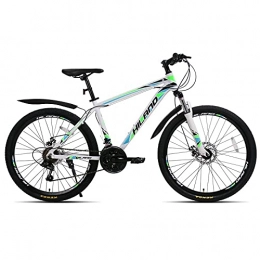 JWYing Bike JWYing 21 Speed Aluminum Alloy Mountain Bike, Adult Suspension Bicycle, with Shimano Tourney and Microshift Shifter (Color : Spoke wheel, Size : 26 inch)