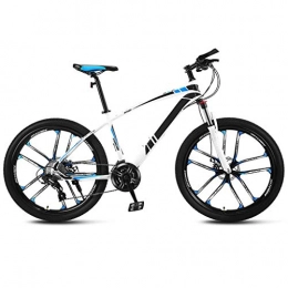 JXJ Bike JXJ Adult Mountain Bike, High Carbon Steel Frame, 21 / 24 / 27 / 30 Speeds Options, 24 Inches Wheels, Full Suspension Bicycles for Men / women