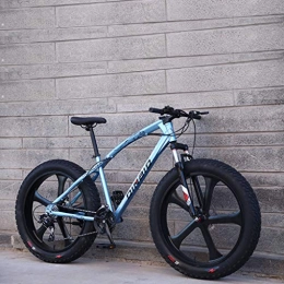 JXJ Bike JXJ Mountain Bikes, High Carbon Steel Full Suspension Road Bike 7 / 21 / 24 / 27 Speed ​​disc Brakes Bicycle for Adult Teens, 26 Inches
