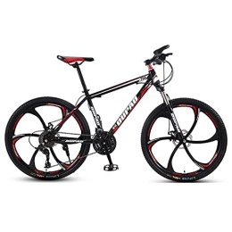 JYCCH Mountain Bike JYCCH Mountain Bike, Adult Offroad Road Bicycle 24 Inch 21 / 24 / 27 Speed Variable Speed Shock Absorption, Teenage Students, Men and Women Sports Cycling Racing Ride 10wheels- 24 spd (Bk rd 6wheels)