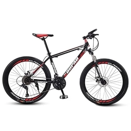 JYCCH Mountain Bike JYCCH Mountain Bike, Adult Offroad Road Bicycle 24 Inch 21 / 24 / 27 Speed Variable Speed Shock Absorption, Teenage Students, Men and Women Sports Cycling Racing Ride 10wheels- 24 spd (Bk rd Spoke Wheel)