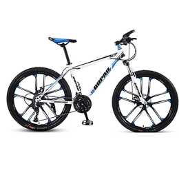 JYCCH Bike JYCCH Mountain Bike, Adult Offroad Road Bicycle 24 Inch 21 / 24 / 27 Speed Variable Speed Shock Absorption, Teenage Students, Men and Women Sports Cycling Racing Ride 10wheels- 24 spd (Wt bu 10wheels)
