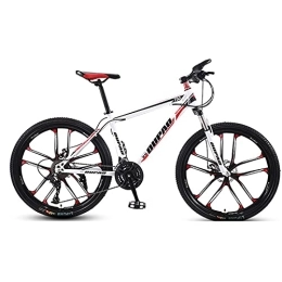 JYCCH Mountain Bike JYCCH Mountain Bike, Adult Offroad Road Bicycle 24 Inch 21 / 24 / 27 Speed Variable Speed Shock Absorption, Teenage Students, Men and Women Sports Cycling Racing Ride 10wheels- 24 spd (Wt rd 10wheels)