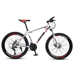 JYCCH Bike JYCCH Mountain Bike, Adult Offroad Road Bicycle 24 Inch 21 / 24 / 27 Speed Variable Speed Shock Absorption, Teenage Students, Men and Women Sports Cycling Racing Ride 10wheels- 24 spd (Wt rd Spoke Wheel)