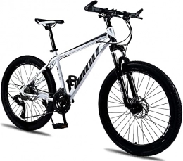 JYTFZD Bike JYTFZD WENHAO Mountain Bike, Disc Brake Shock Absorption 21 Speeds Disc Brakes 26 Inch Snow Bicycle, for Urban Environment and Commuting To and From Get Off Work