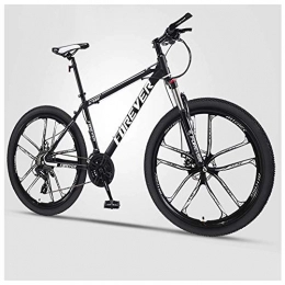 KaiKai Bike KaiKai Mountain Bikes, Adult 27.5-Inch Hardtail Mountain Bike, Men's Mountain Bicycle, Dual Disc Brake, High-carbon Steel All Terrain Mountain Bike, Anti-Slip Bikes, C 10 Spoke, 21 speed