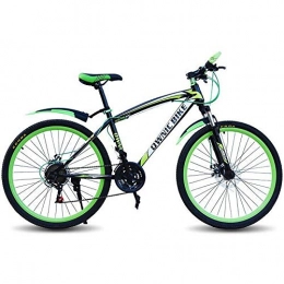 KAMELUN Mountain Bicycle, Adult 26 Inch Adult Men and Women Travel MTB Bike Double Disc Brake High Carbon Steel Frame Urban Track Bike,b1