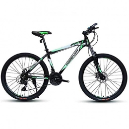 KAMELUN Mountain Bike KAMELUN Mountain Bike, 26 inch Road Bicycles, 24 Speed Disc brakes Front and Rear, for Women Men Adult Suitable for height: 160-185cm, Green, 26
