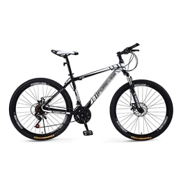 Kays Bike Kays 21 Speed 26 Inch Mountain Bike High Carbon Steel With Thickened Saddle Full Suspension Disc Brake Outdoor Bikes For Men Woman Adult And Teens(Size:21 Speed, Color:Black)