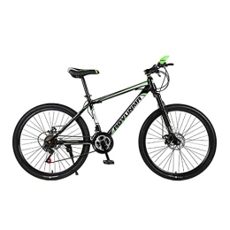 Kays Mountain Bike Kays 26 Inch Mountain Bike 21 Speed Adult Road Offroad City Bike MTB Cycling Road Bicycle With Dual Disc Brake For Men Women(Color:Green)