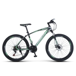 Kays Mountain Bike Kays 26 Inch Wheels Mountain Bike 21 / 24 / 27 Speed Bicycle For A Path Trail & Mountains With Suspension Fork Daul Disc Brakes(Size:24 Speed, Color:Green)
