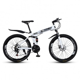 Kays Bike Kays Bicycle 21 Speed Mountain Bikes 26 Inches Wheels Disc Brake Bicycle Carbon Steel Frame(Size:21 Speed, Color:White)