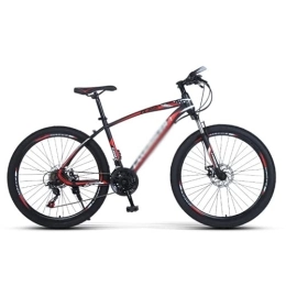 Kays Mountain Bike Kays Mountain Bike 21 / 24 / 27 Speed Steel Frame 26 Inches 3-Spoke Wheels Front Suspension MTB Bike For Men Woman Adult And Teens(Size:27 Speed, Color:Red)