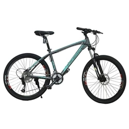 Kays Mountain Bike Kays Mountain Bike, 26 Inch Aluminium Alloy Bicycles, 27 Speed, Double Disc Brake And Front Suspension (Color : Green)