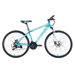 Kays Bike Kays Mountain Bike, 26 Inch Aluminium Alloy Frame Bicycles, Double Disc Brake And Front Suspension, 21 Speed (Color : A)