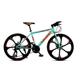 Kays Mountain Bike Kays Mountain Bike, 26 Inch Hard-tail Mountain Bicycle, Dual Disc Brake And Front Suspension Fork, Mag Wheels (Color : Green, Size : 27-speed)