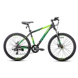Kays Bike Kays Mountain Bike, 26 Inch Men / Women Wheel Bicycles, Ligntweight Aluminium Alloy Frame, Double Disc Brake Front Fork, 24 Speed (Color : Green)