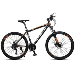 Kays Bike Kays Mountain Bike, 26 Inch MTB Bicycles 27 Speeds Lightweight Aluminum Alloy Frame Disc Brake Front Suspension (Color : Orange)