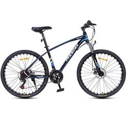 Kays Mountain Bike Kays Mountain Bike, 26 Inch Unisex Wheels Bicycles, Carbon Steel Frame, Front Suspension And Dual Disc Brake, 24 Speed (Color : A)