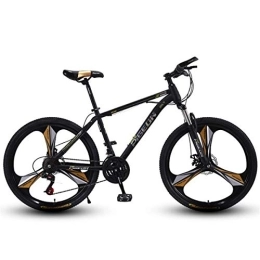 Kays Bike Kays Mountain Bike, 26 Inch Wheel, Carbon Steel Frame Men / Women Hardtail Mountain Bicycles, Dual Disc Brake And Front Fork (Color : Gold, Size : 24-speed)