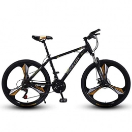 Kays Bike Kays Mountain Bike, 26 Inch Wheel, Carbon Steel Frame Men / Women Hardtail Mountain Bicycles, Dual Disc Brake And Front Fork (Color : Gold, Size : 27-speed)