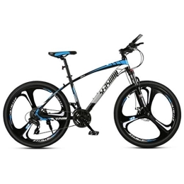 Kays Bike Kays Mountain Bike, 26'' Inch Women / Men MTB Lightweight Bicycles 21 / 24 / 27 / 30 Speeds Carbon Steel Frame Front Suspension (Color : Blue, Size : 21speed)