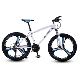 Kays Bike Kays Mountain Bike, Carbon Steel Frame, 26 Inch Unisex Hardtail Mountain Bicycle, Dual Disc Brake And Front Suspension (Color : A, Size : 24-speed)