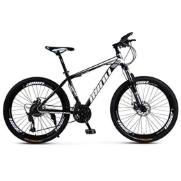 Kays Bike Kays Mountain Bike, Carbon Steel Frame Hardtail Mountain Bicycles, Disc Brake And Front Fork, 26 Inch Wheel (Color : Black, Size : 21-speed)