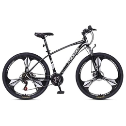 Kays Bike Kays Mountain Bike, Carbon Steel Frame Men / Women Hardtail Bicycles, Dual Disc Brake Front Suspension, 26 / 27.5 Inch Wheel (Color : Black, Size : 26inch)