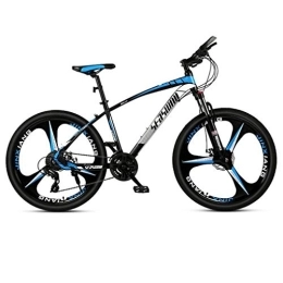 Kays Bike Kays Mountain Bike, Unisex Hardtail Mountain Bicycles, Dual Disc Brake Front Suspension, Carbon Steel Frame, 26 Inch Mag Wheel (Color : Blue, Size : 27 Speed)