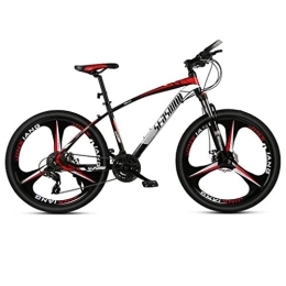 Kays Bike Kays Mountain Bike, Unisex Hardtail Mountain Bicycles, Dual Disc Brake Front Suspension, Carbon Steel Frame, 26 Inch Mag Wheel (Color : Red, Size : 27 Speed)