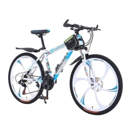 Kays Mountain Bike Kays Mountain Bikes 21 Speed Dual Disc Brake 26 Inches Wheels Bicycle With Carbon Steel Frame Suitable For Men And Women Cycling Enthusiasts(Size:24 Speed, Color:White)
