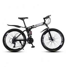 Kays Bike Kays Mountain Bikes For Men And Women 26 Inch Wheels 21 Speeds High Carbon Steel Frame With Mechanical Double Disc Brake And Suspension Fork, Multiple Colors(Size:21 Speed, Color:Black)