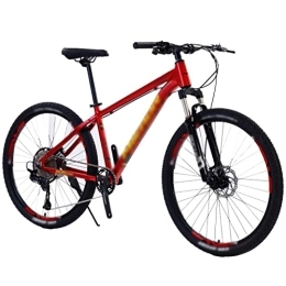 KDHX Mountain Bike KDHX Adult Mountain Bike 27.5 Inch Wheels Full Shimano 11 Speed Aluminum Alloy Frame Mechanical Disc Brakes for Outdoor Sports (Color : red)