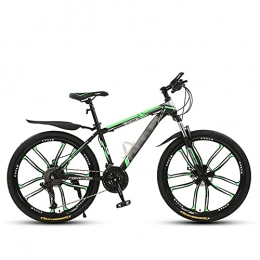 KELITINAus Bike KELITINAus Mountain Bike, Outdoor Sports Exercise Fitness, Cycling Sports Mountain Bikes Suitable for Men and Women Cycling Enthusiasts, Red-26In-24Speed, Green-26In-27Speed