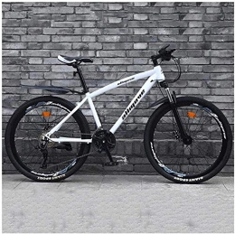 KEMANDUO Mountain Bike KEMANDUO 26"mountain bike double shock rigid adult men and women, high-carbon double disc brakes bicycle spokes London Ultimate Bianchi Mountain Bike, 30speed