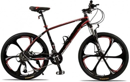 KEMANDUO Bike KEMANDUO Mountain Bike for Men And Women, 6-Spoke / Aluminum Frame / with Disc Brake / 170 * 85CM, Red, 26 Inch, Red