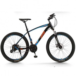 KKLTDI Bike KKLTDI Mountain Bikes, Unisex 24 Speed Shock Dual Disc Brakes Adult Bicycle, Luxury Road Bicycles Fat Tire Aluminum Frame D 24inch(155-175cm)