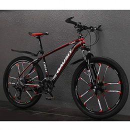 KUKU Bike KUKU 26-Inch Mountain Bicycle, Off-Road Ultralight Variable Speed Bicycle, Suitable for Men And Women, Multiple Colors, Red
