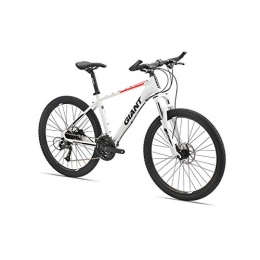KUQIQI New 27-speed Hydraulic Disc Brakes Speed Male Mountain Bike(Wheel Diameter: 26 Inches) (Color : White, Design : 27 speed)