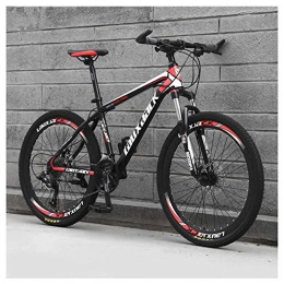 KXDLR Mountain Bike KXDLR 26" Front Suspension Variable Speed High-Carbon Steel Mountain Bike Suitable for Teenagers Aged 16+ 3 Colors, Black
