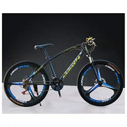 KXDLR Mountain Bike KXDLR Adult Mountain Bikes - 26 Inch MTB High Carbon Steel Front Suspension Frame Folding Bicycles - 21-27 Speed Gears Dual Disc Brake, Black, 21 Speeds