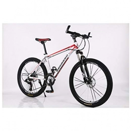 KXDLR Mountain Bike KXDLR Moutain Bike Bicycle 27 / 30 Speeds MTB 26 Inches Wheels Fork Suspension Bike with Dual Oil Brakes, White, 27 Speed