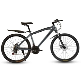 LANAZU  LANAZU 24 / 26 Inch Adult Bicycle, Mountain Bike, Variable Speed Double Disc Brake Off-road Bicycle, Suitable for Transportation and Adventure