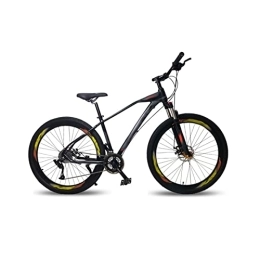 LANAZU  LANAZU Bicycle Bicycle Mountain Bike Road Bike 30-Speed Aluminum Alloy Frame Variable Speed Double disc Brake Bike (24 Black orange)