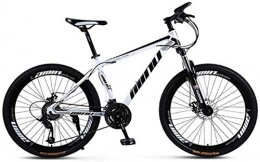 LBWT Bike LBWT 26Inch Mountain Bike, High Carbon Steel, 21 / 24 / 27 / 30 Speeds, With Disc Brakes And Suspension Fork, Gifts (Color : B, Size : 27 Speed)